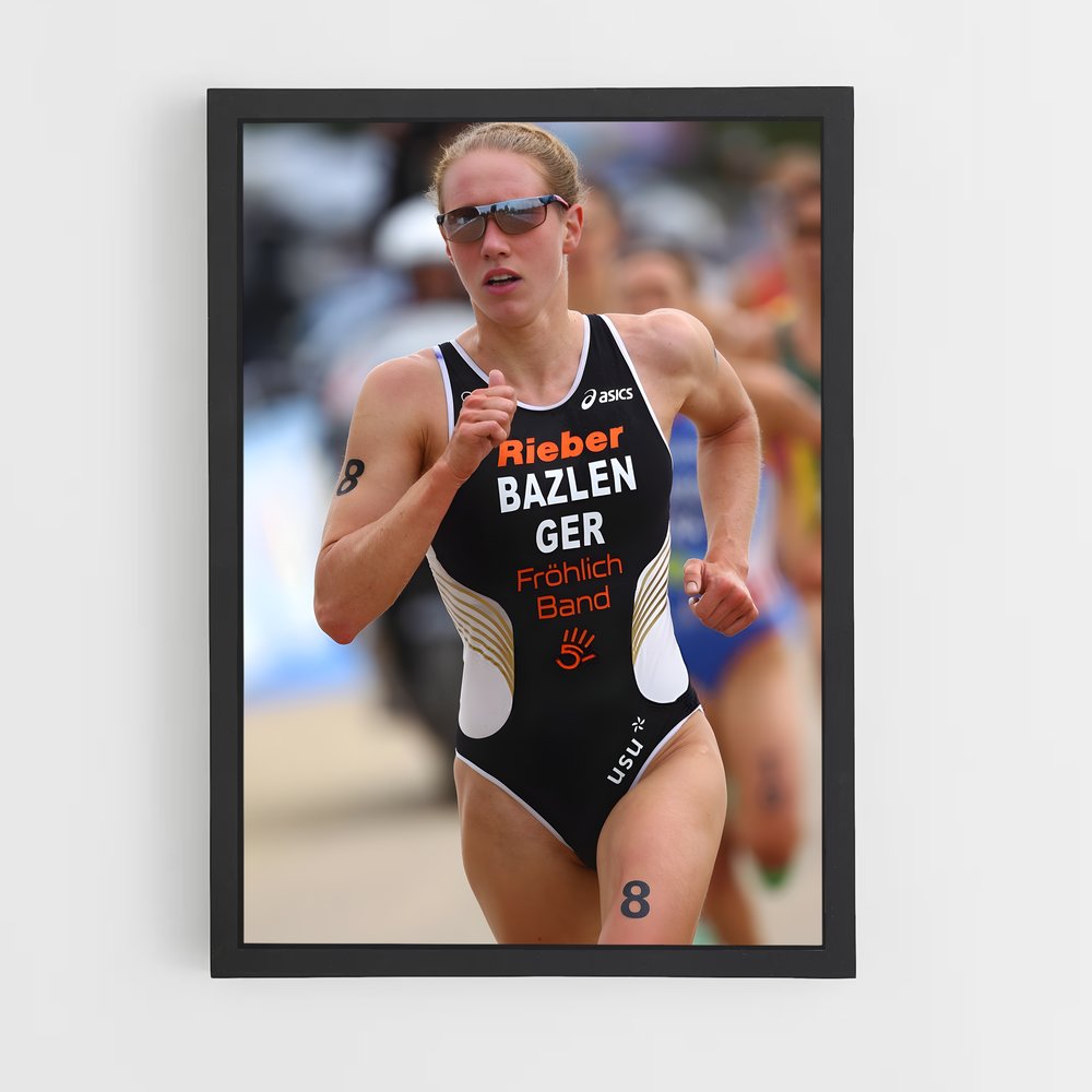 Poster Course sur Sable – affiche Athlétisme (vue 2)